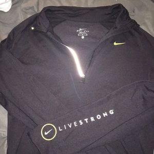 Nike Dri-fit livestrong Black long sleeve
